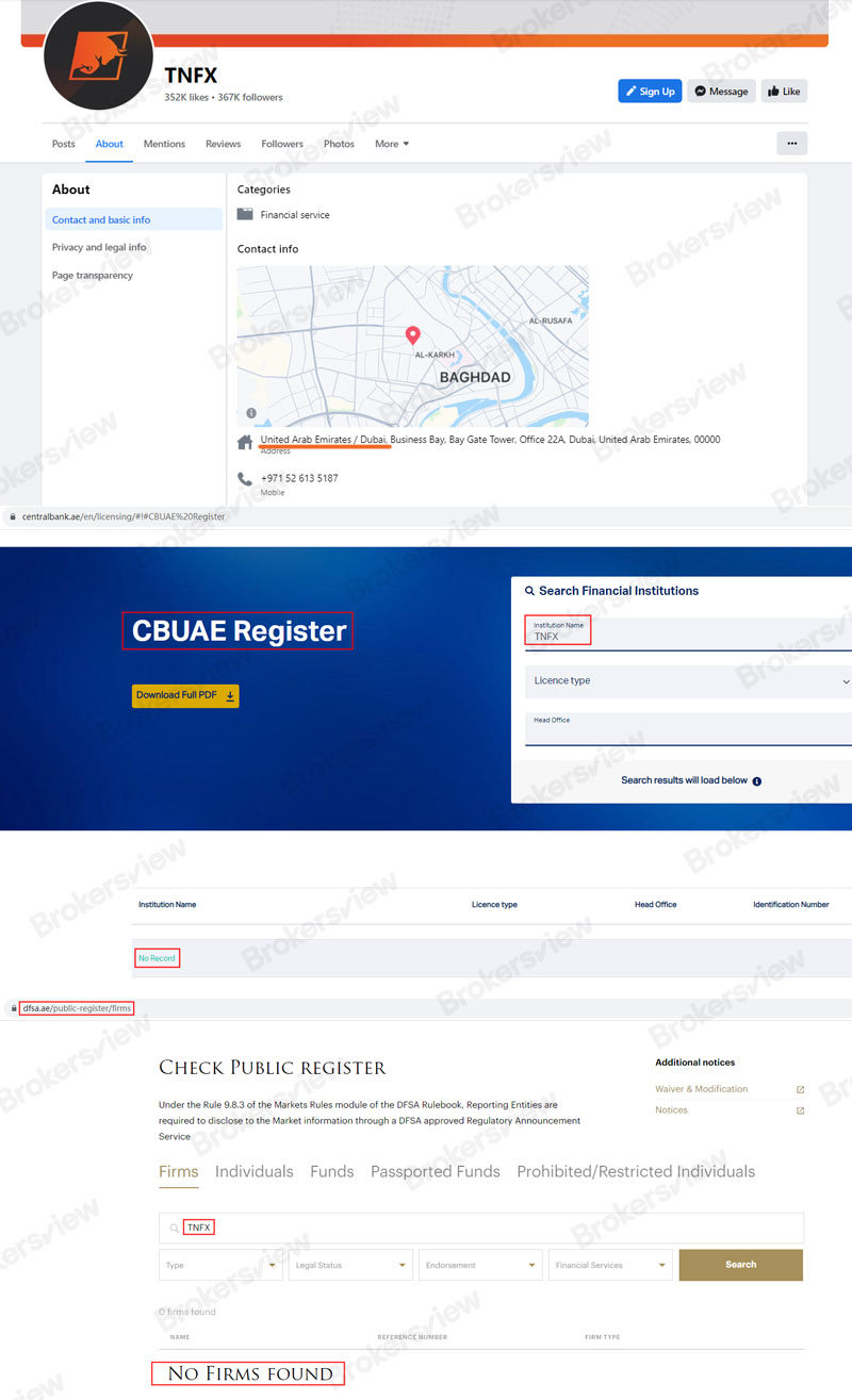 TNFX Dubai situation